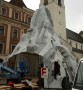 Berg mit Bhne im Bau