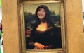 Mona Lisa mit Besucherin