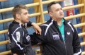 Pet und Trainer angespannt